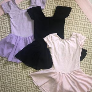 Bundle of 3 skirted leotards